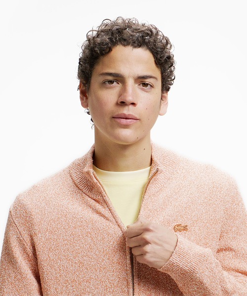 LACOSTE（ラコステ） カーディガン ブークレー スタンドジップニット