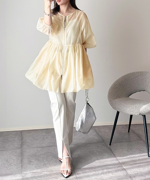 「classicalelf」 長袖チュニック MEDIUM ピンク レディース_画像5