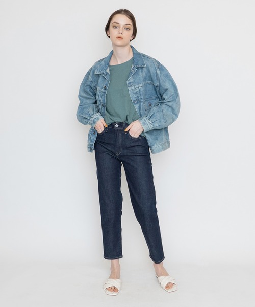 [Levi's] Denim жакет S индиго голубой женский 