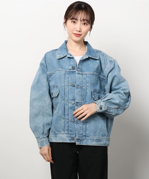 [Levi's] Denim жакет S индиго голубой женский 