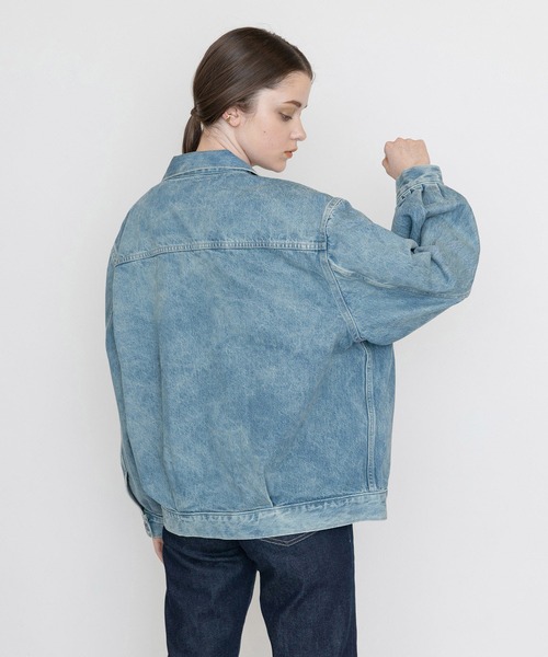 [Levi's] Denim жакет S индиго голубой женский 