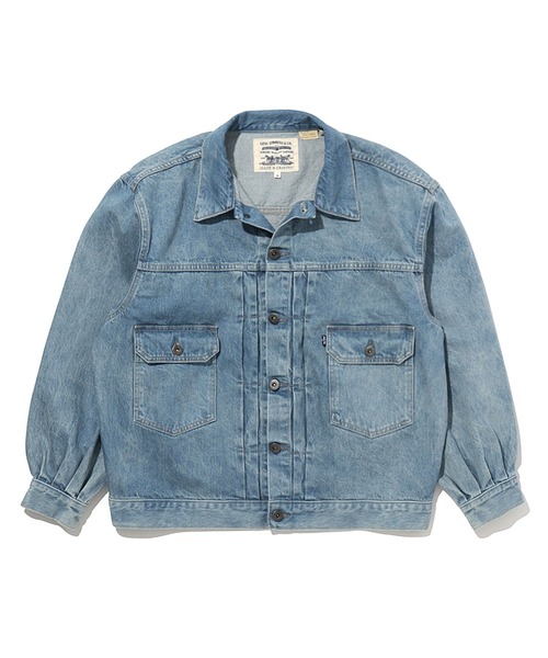[Levi's] Denim жакет S индиго голубой женский 