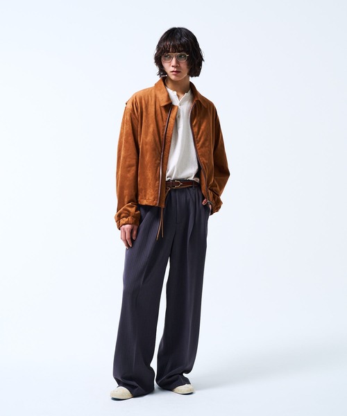 THE BOLDMAN スラックス 2tuck Straight Slacks / 2タックストレート