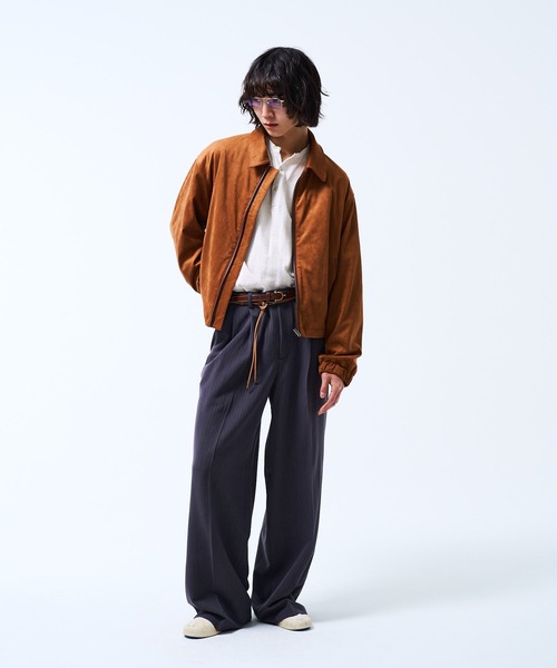 THE BOLDMAN スラックス 2tuck Straight Slacks / 2タックストレート