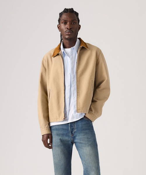 LEVI'S ベージュ ジップアップジャケット最終値下げ Levi's（リーバイス） デニムジャケット gジャン CASTRO フルジップ