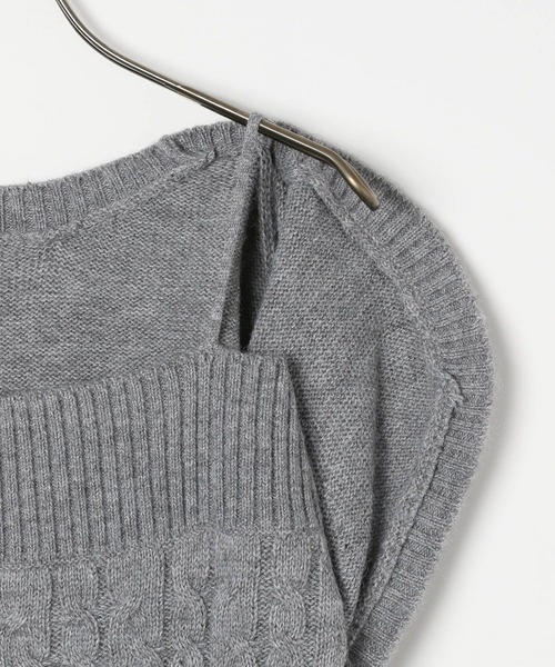 「Heather」 ニットワンピース FREE グレー レディース_画像5