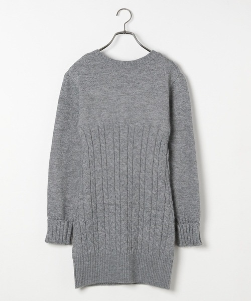 「Heather」 ニットワンピース FREE グレー レディース_画像8