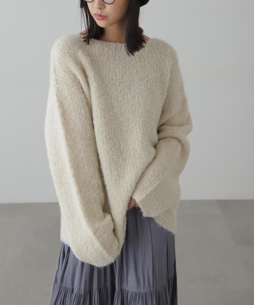 「FREE'S MART」 長袖ニット FREE グレー レディース_画像2