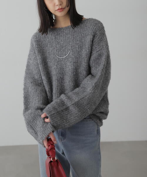 「FREE'S MART」 長袖ニット FREE グレー レディース_画像6