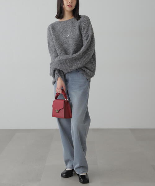 「FREE'S MART」 長袖ニット FREE グレー レディース_画像10