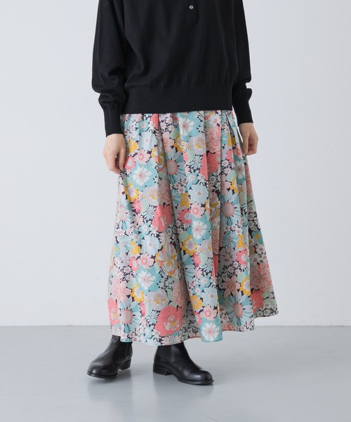 かぐれ リバティ花柄ロングスカート かぐれ スカート リバティプリントスカート : ZOZOTOWN Yahoo!店