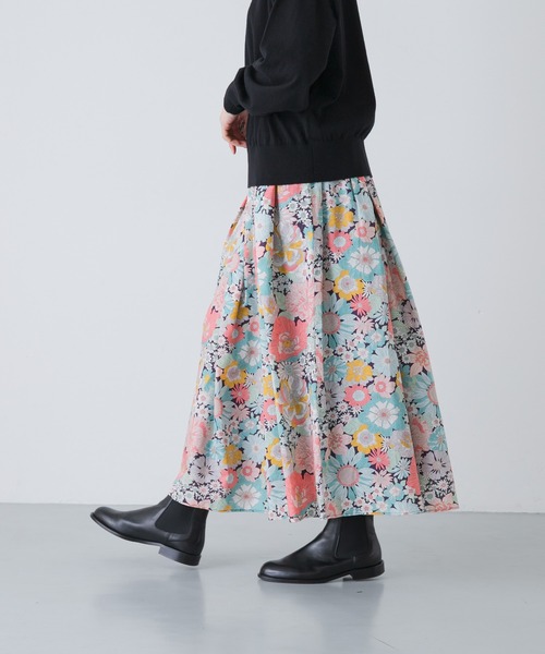 【新品未使用】　かぐれ　リバティプリントスカート かぐれ スカート リバティプリントスカート : ZOZOTOWN Yahoo!店