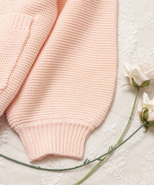 「DearMyLoveRose」 ニットカーディガン - ブルーグレー レディース_画像9