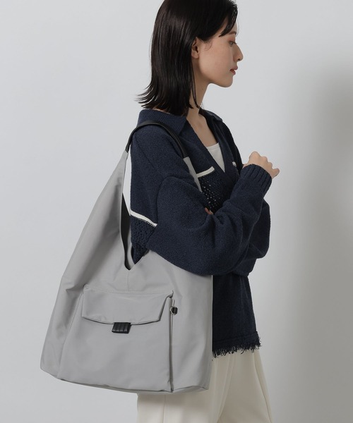 LAKOLE（ラコレ） トートバッグ フェイクレザーポケットワンショルダー