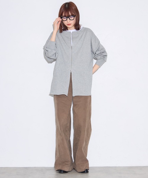 「leimn」 「ANDSEARCH」カーディガン M グレー レディース_画像3