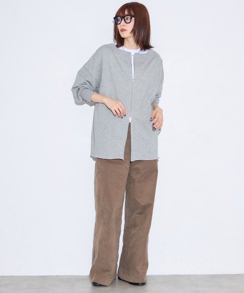 「leimn」 「ANDSEARCH」カーディガン M グレー レディース_画像4