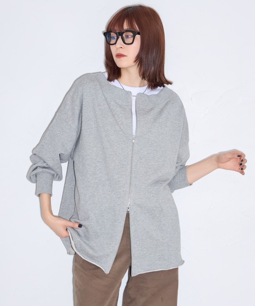 「leimn」 「ANDSEARCH」カーディガン M グレー レディース_画像6