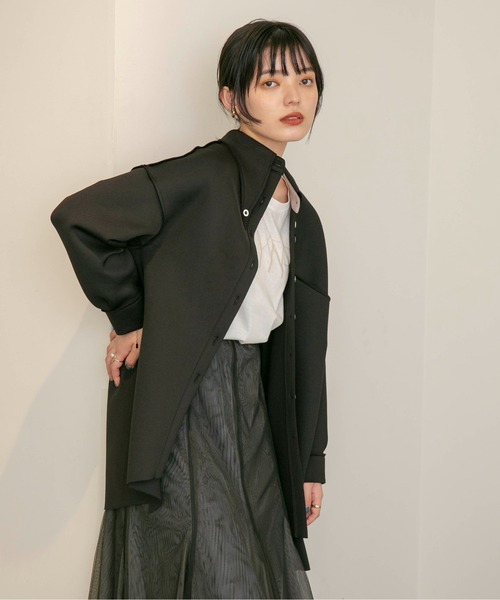 「Eimee Law」 長袖シャツ 38 ブラック レディース_画像6