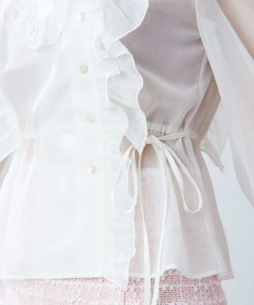 「DEICY」 長袖ブラウス FREE ピンク レディース_画像2