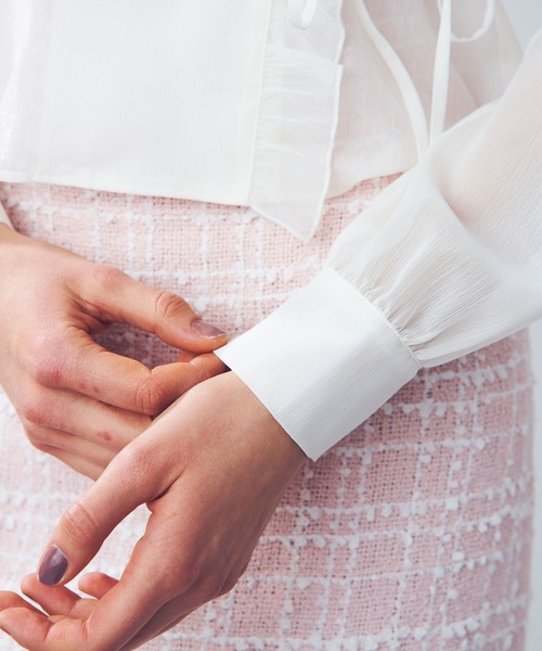 「DEICY」 長袖ブラウス FREE ピンク レディース_画像3