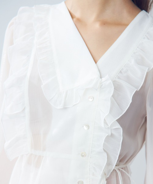 「DEICY」 長袖ブラウス FREE ピンク レディース_画像4