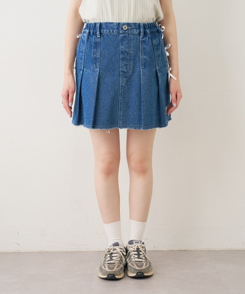 「HELLO.SANFRANCISCO」 デニムスカート ONE SIZE サックスブルー レディース_画像2