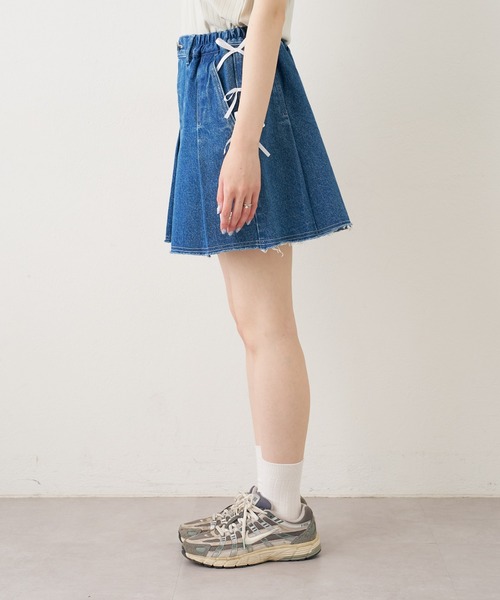 「HELLO.SANFRANCISCO」 デニムスカート ONE SIZE サックスブルー レディース_画像3