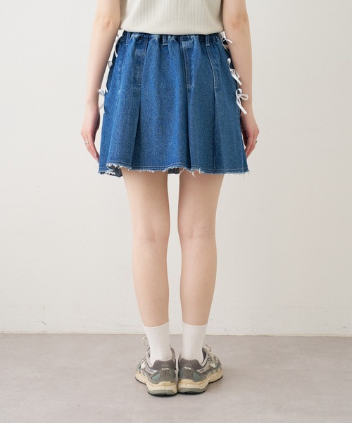 「HELLO.SANFRANCISCO」 デニムスカート ONE SIZE サックスブルー レディース_画像4
