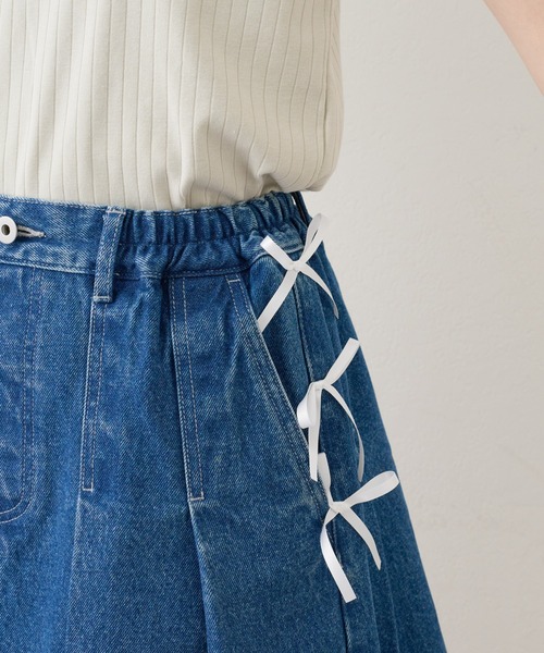 「HELLO.SANFRANCISCO」 デニムスカート ONE SIZE サックスブルー レディース_画像7