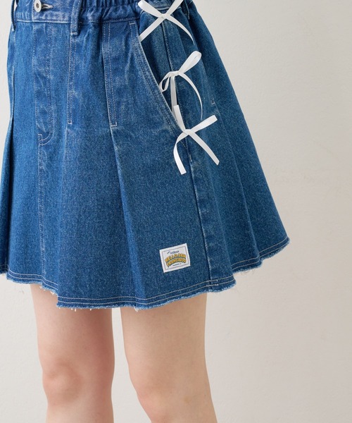 「HELLO.SANFRANCISCO」 デニムスカート ONE SIZE サックスブルー レディース_画像9