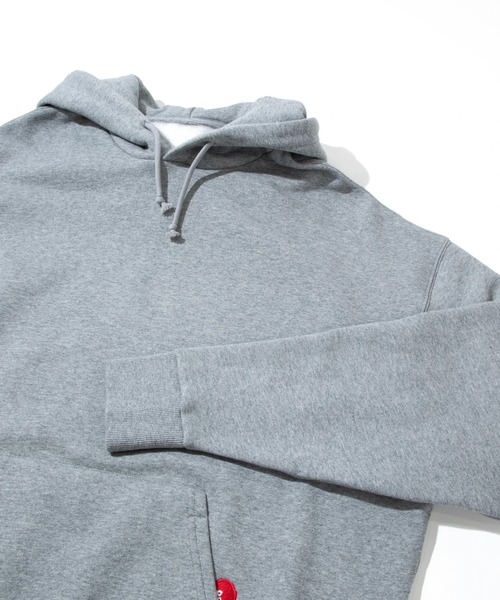 「POLeR」 プルオーバーパーカー LARGE グレー メンズ_画像6