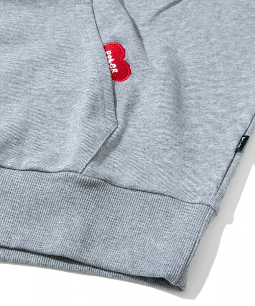 「POLeR」 プルオーバーパーカー LARGE グレー メンズ_画像7