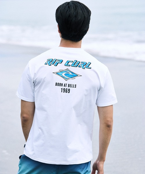 RIP CURL（リップカール） ラッシュガード BORN AT BELLS RASH UVケア