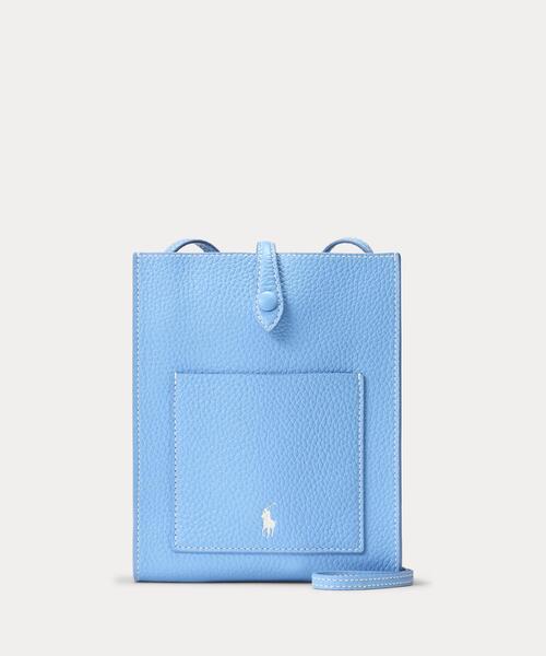 POLO RALPH LAUREN ポロ ラルフローレン クロスボディ バッグ ラルフローレン ペブルド レザー キャリー クロスボディ (Ralph Lauren