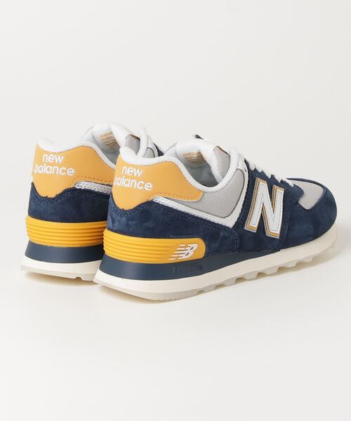 「New Balance」 ローカットスニーカー 23.0cm ライトグレー メンズ_画像2