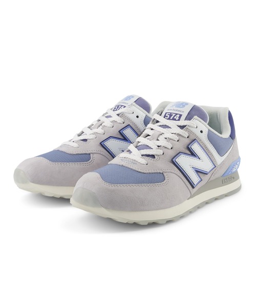 「New Balance」 ローカットスニーカー 23.0cm ライトグレー メンズ_画像5