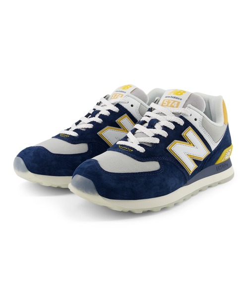 「New Balance」 ローカットスニーカー 23.0cm ライトグレー メンズ_画像6