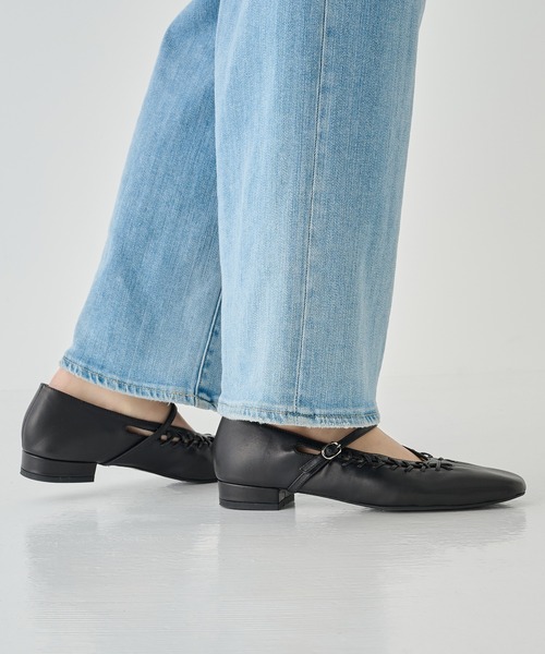 【未使用級】ALM. 本革 レザーパンプス クリスタルヒール クロス 37 ALM.（アルム） パンプス 「ALM.」LEIRA LEATHER PUMPS : ZOZOTOWN