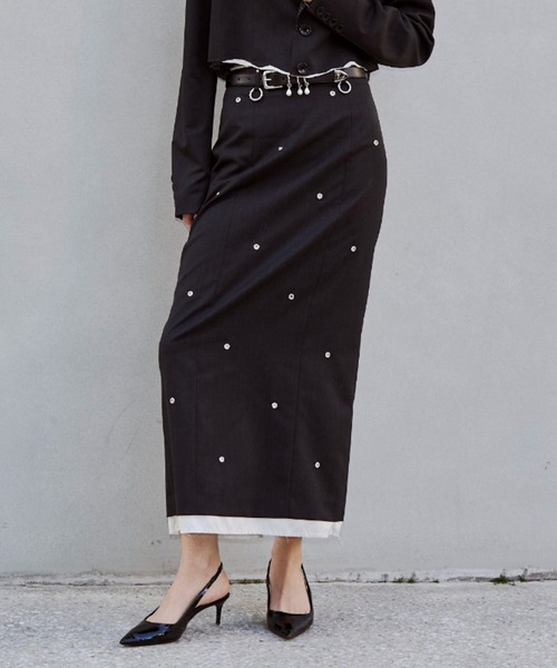 JOSE MOON ARIMATSUSHIBORI SKIRT ジョゼムーン JOSE MOON（ジョゼムーン） スカート CORD LINE SKIRT/コードライン