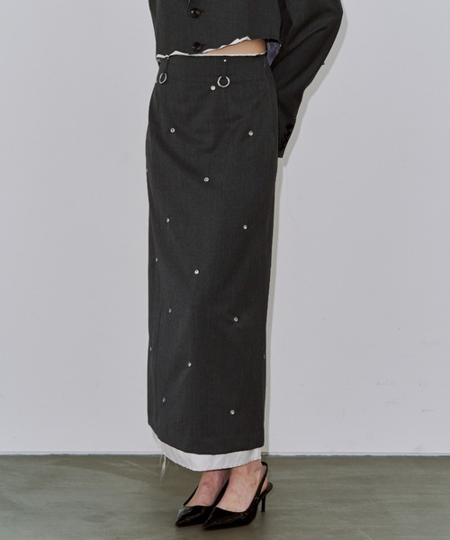 スカート EYELET SKIRT/アイレットスカートの画像