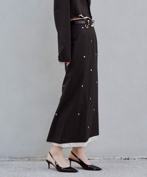 スカート EYELET SKIRT/アイレットスカートの画像