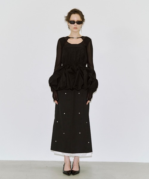 スカート EYELET SKIRT/アイレットスカートの画像
