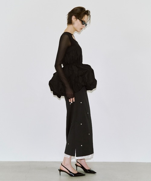 スカート EYELET SKIRT/アイレットスカートの画像