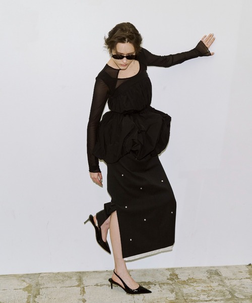 スカート EYELET SKIRT/アイレットスカートの画像