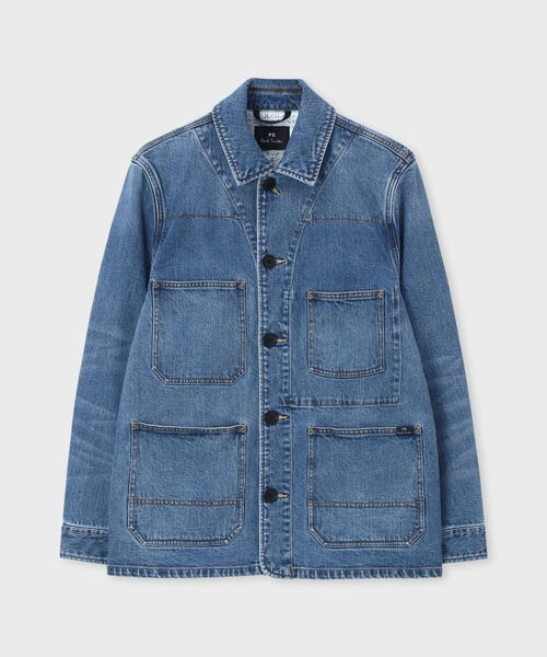 Paul Smith ブルゾン風ジャケット　ネイビー Navy Recycled Polyester Zip Blouson Jacket