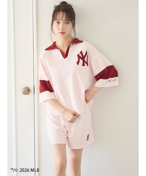 SNIDEL HOME パジャマ ルームウェア 「MLB」ニットプルオーバー