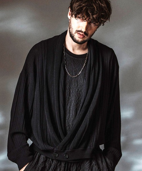 NO ID.（ノーアイディー） カーディガン 「NO ID.」Shawl Collar Knit