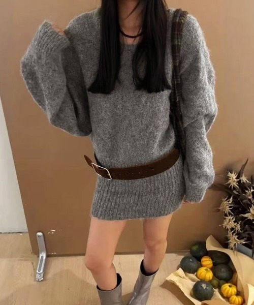 「Miniministore」 ニットワンピース FREE アイボリー レディース_画像5