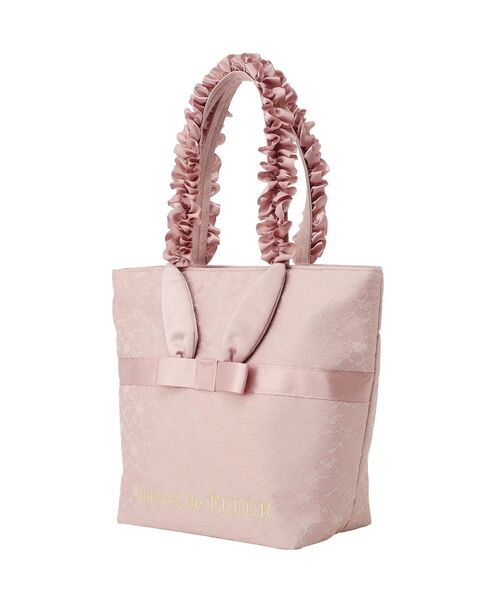 Maison de FLEUR（メゾンドフルール） トートバッグ ラビットフリル