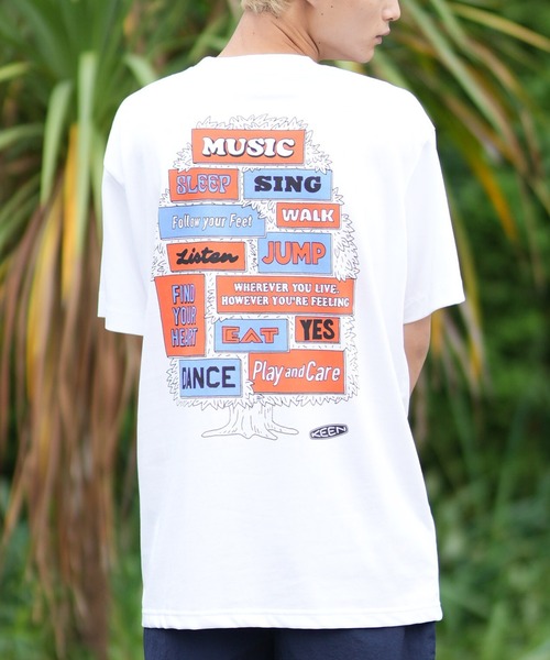 KEEN（キーン） keen tシャツ メンズ 半袖 Tシャツ バックプリント